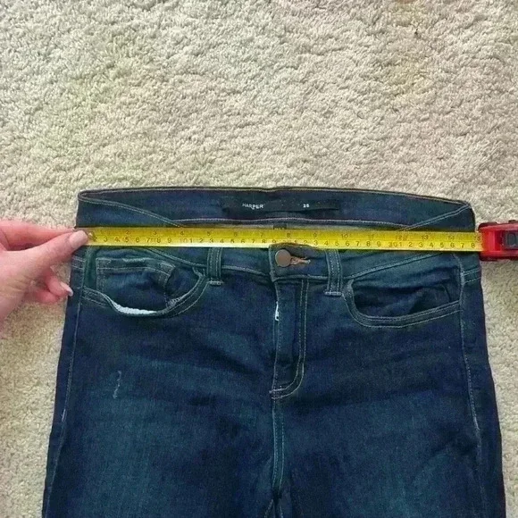 Woman Harper distressed straight leg jeans - Picture 6 of 6